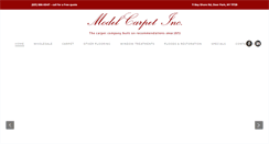 Desktop Screenshot of modelcarpet.com