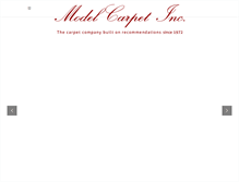 Tablet Screenshot of modelcarpet.com